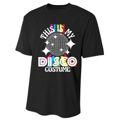 This Is My Disco Costume 1970s Funky Party 70s Groove Performance Sprint T-Shirt