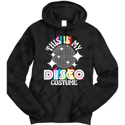 This Is My Disco Costume 1970s Funky Party 70s Groove Tie Dye Hoodie