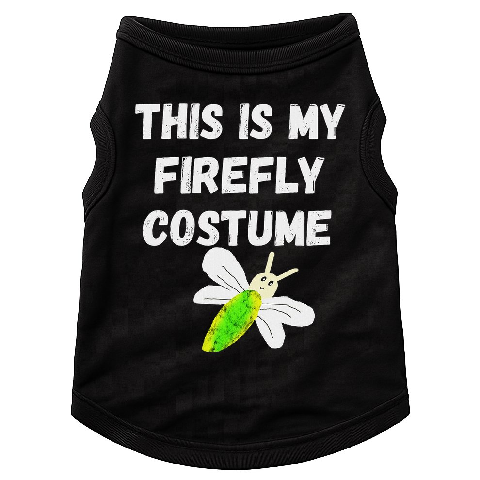 This Is My Firefly Costume Lightning Insect Bugs Doggie Tank
