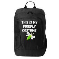 This Is My Firefly Costume Lightning Insect Bugs City Backpack