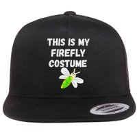This Is My Firefly Costume Lightning Insect Bugs Flat Bill Trucker Hat
