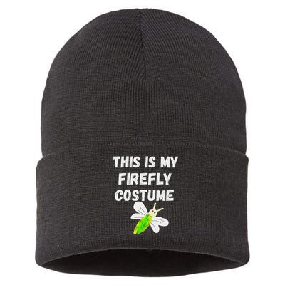 This Is My Firefly Costume Lightning Insect Bugs Sustainable Knit Beanie