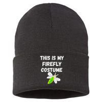 This Is My Firefly Costume Lightning Insect Bugs Sustainable Knit Beanie