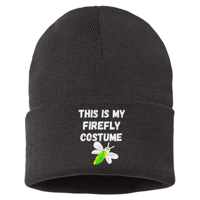 This Is My Firefly Costume Lightning Insect Bugs Sustainable Knit Beanie