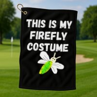 This Is My Firefly Costume Lightning Insect Bugs Golf Towel