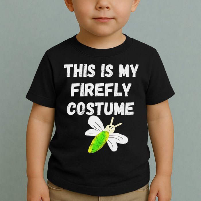 This Is My Firefly Costume Lightning Insect Bugs Toddler T-Shirt