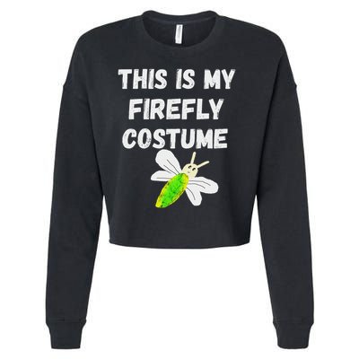 This Is My Firefly Costume Lightning Insect Bugs Cropped Pullover Crew