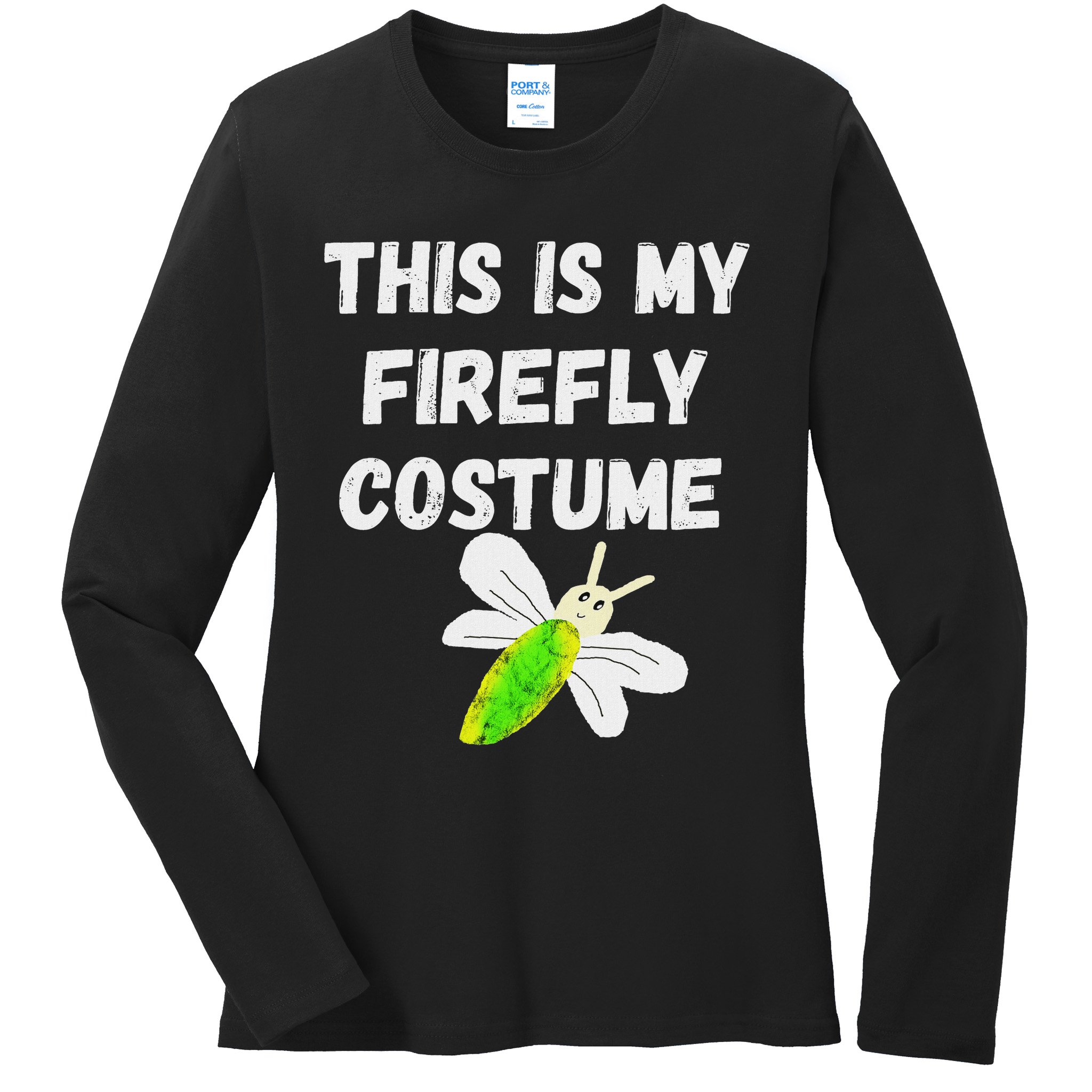 This Is My Firefly Costume Lightning Insect Bugs Ladies Long Sleeve Shirt