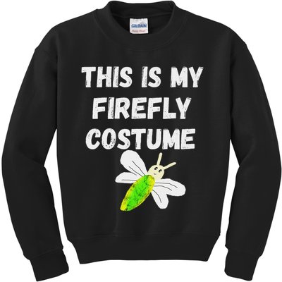 This Is My Firefly Costume Lightning Insect Bugs Kids Sweatshirt