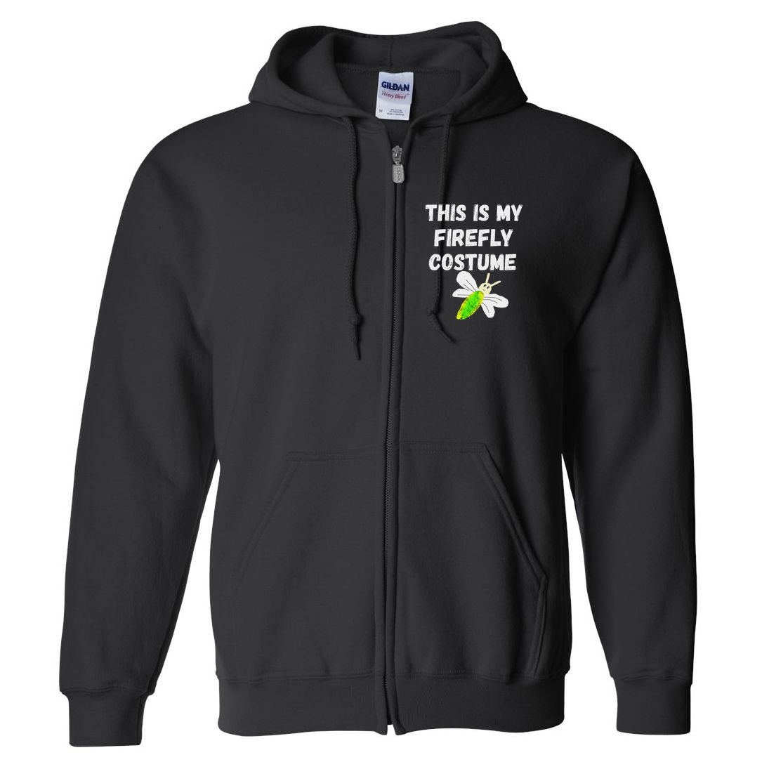 This Is My Firefly Costume Lightning Insect Bugs Full Zip Hoodie