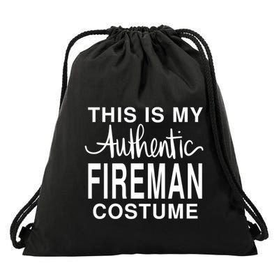 This Is My Authentic Fire Costume: Funny Halloween Joke Funny Gift Drawstring Bag