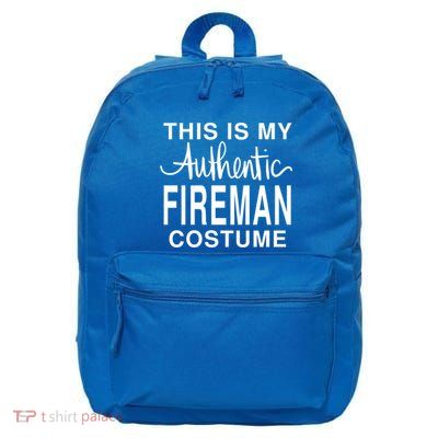 This Is My Authentic Fire Costume: Funny Halloween Joke Funny Gift 16 in Basic Backpack