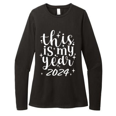 This Is My Year 2024 New Years 2024 Party Design Gift Womens CVC Long Sleeve Shirt