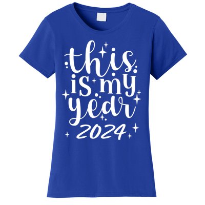 This Is My Year 2024 New Years 2024 Party Design Gift Women's T-Shirt