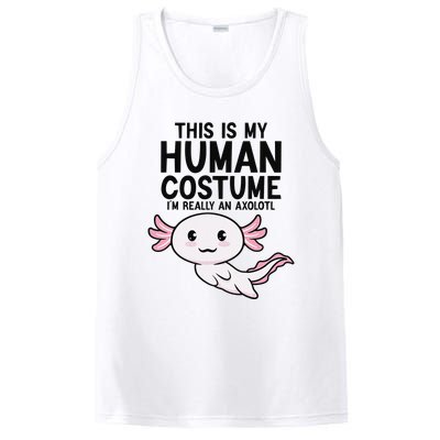 This Is My Human Costume I'm Really An Axolotl  PosiCharge Competitor Tank