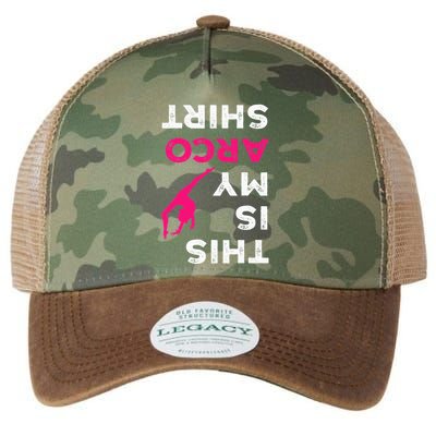 This Is My Acro  Gymnastics Gymnast Acrobatics  Legacy Tie Dye Trucker Hat