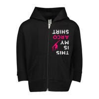 This Is My Acro  Gymnastics Gymnast Acrobatics  Toddler Zip Fleece Hoodie