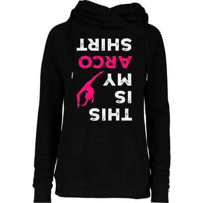 This Is My Acro  Gymnastics Gymnast Acrobatics  Womens Funnel Neck Pullover Hood