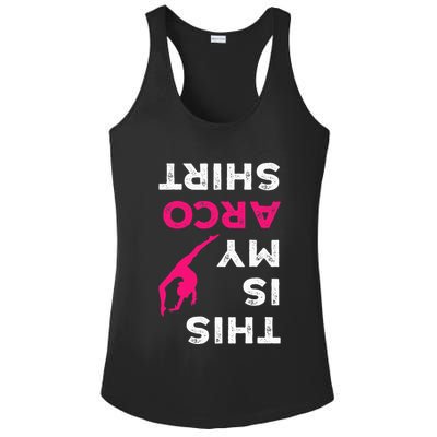 This Is My Acro  Gymnastics Gymnast Acrobatics  Ladies PosiCharge Competitor Racerback Tank