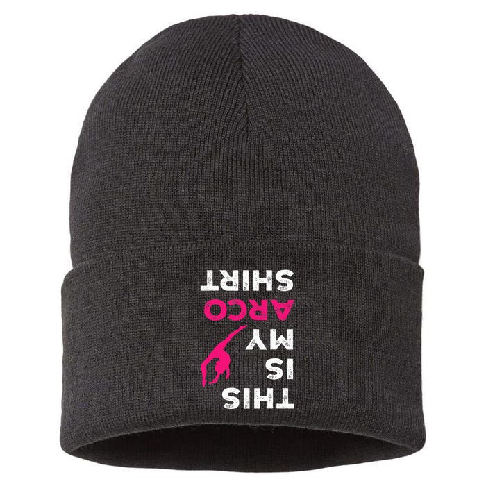 This Is My Acro  Gymnastics Gymnast Acrobatics  Sustainable Knit Beanie
