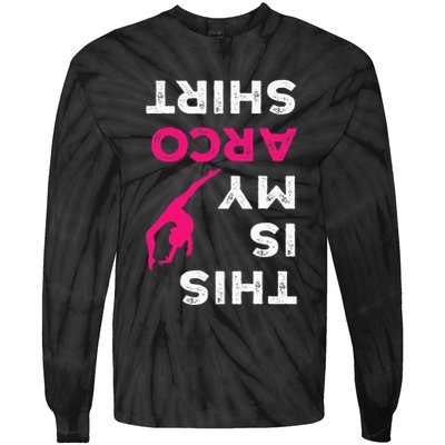 This Is My Acro  Gymnastics Gymnast Acrobatics  Tie-Dye Long Sleeve Shirt
