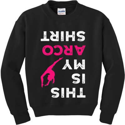 This Is My Acro  Gymnastics Gymnast Acrobatics  Kids Sweatshirt