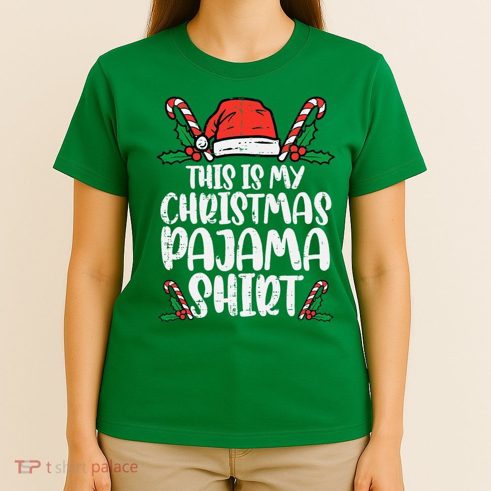 This Is My Christmas Pajama Funny Xmas Pjs T-Shirt