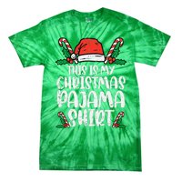 This Is My Christmas Pajama Funny Xmas Pjs Tie-Dye T-Shirt