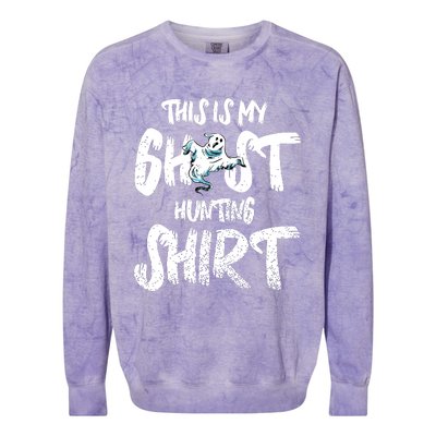 This Is My Ghost Hunting Colorblast Crewneck Sweatshirt