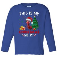 This Is My Ant Santa Hat Christmas Pajama Gift Toddler Long Sleeve Shirt