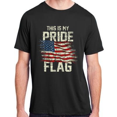 This Is My Pride Flag USA American 4th Of July Patriotic Adult ChromaSoft Performance T-Shirt