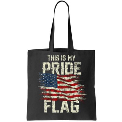 This Is My Pride Flag USA American 4th Of July Patriotic Tote Bag