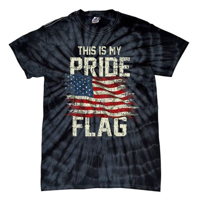 This Is My Pride Flag USA American 4th Of July Patriotic Tie-Dye T-Shirt