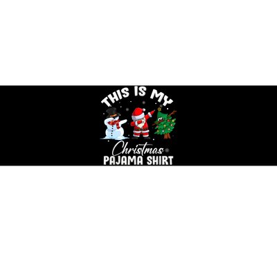 This Is My Christmas Pajama Funny Matching Family Bumper Sticker