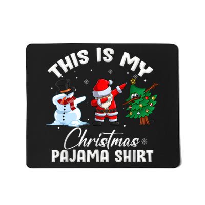 This Is My Christmas Pajama Funny Matching Family Mousepad