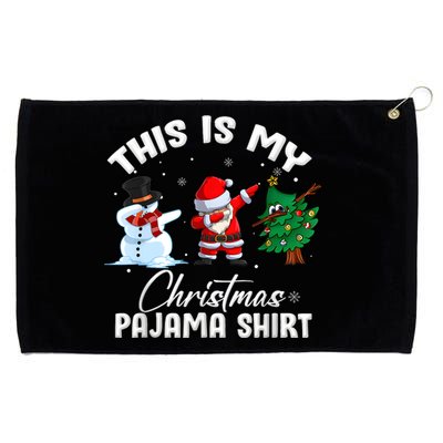 This Is My Christmas Pajama Funny Matching Family Grommeted Golf Towel