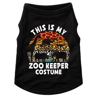 This Is My Zoo Keeper Costume Zoo Garden Animal Lover Keeper Doggie Tank