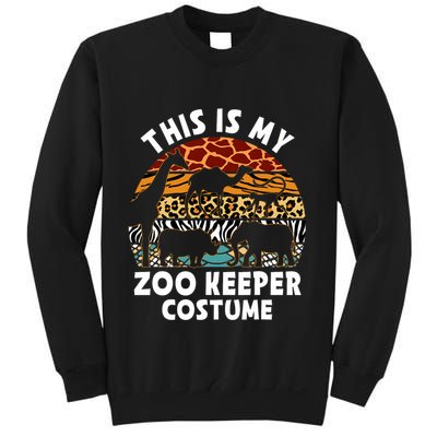 This Is My Zoo Keeper Costume Zoo Garden Animal Lover Keeper Sweatshirt