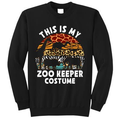 This Is My Zoo Keeper Costume Zoo Garden Animal Lover Keeper Sweatshirt