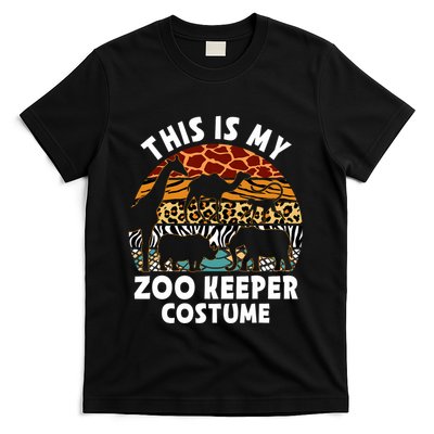 This Is My Zoo Keeper Costume Zoo Garden Animal Lover Keeper T-Shirt