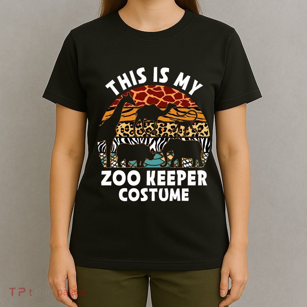 This Is My Zoo Keeper Costume Zoo Garden Animal Lover Keeper T-Shirt