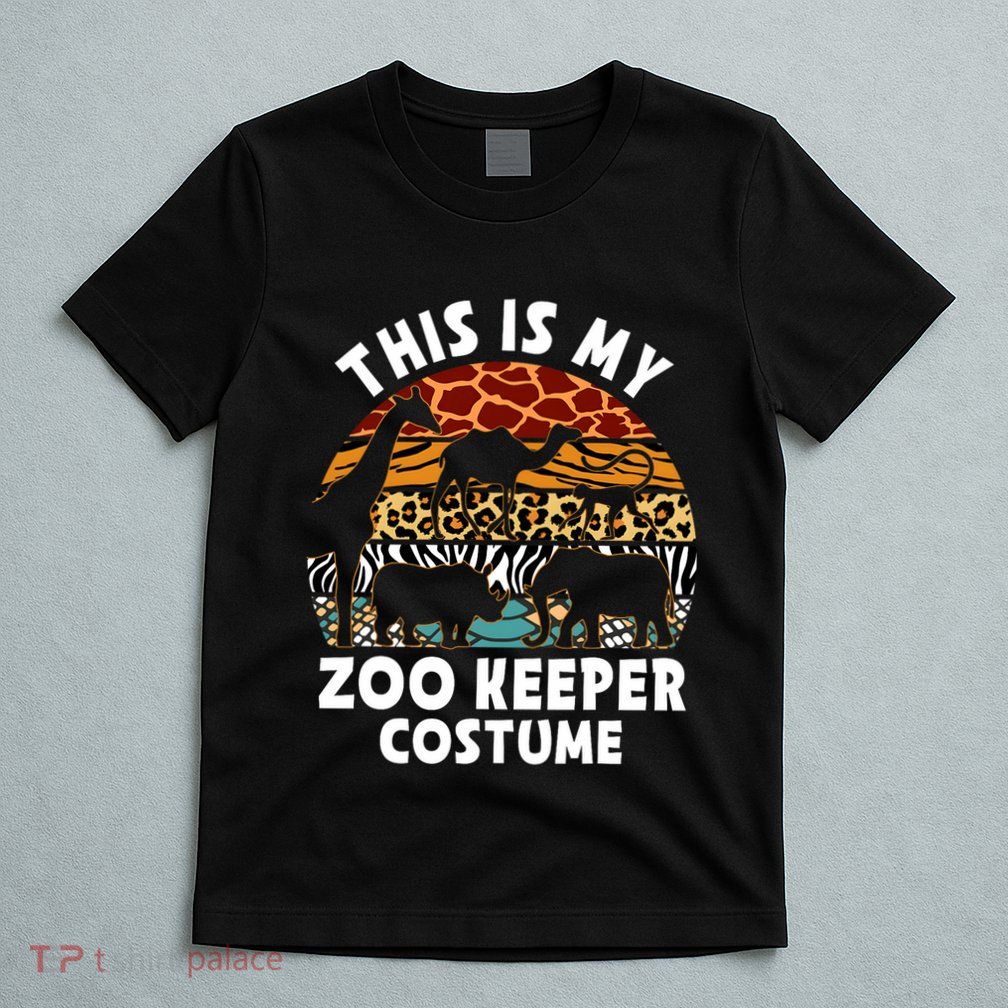 This Is My Zoo Keeper Costume Zoo Garden Animal Lover Keeper T-Shirt