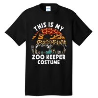 This Is My Zoo Keeper Costume Zoo Garden Animal Lover Keeper Tall T-Shirt