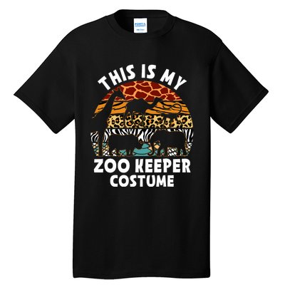 This Is My Zoo Keeper Costume Zoo Garden Animal Lover Keeper Tall T-Shirt