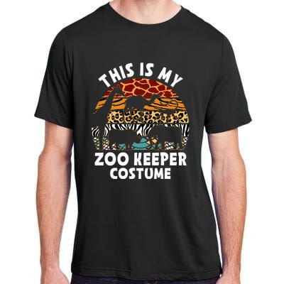 This Is My Zoo Keeper Costume Zoo Garden Animal Lover Keeper Adult ChromaSoft Performance T-Shirt