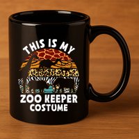 This Is My Zoo Keeper Costume Zoo Garden Animal Lover Keeper 11oz C Handle Ceramic Mug