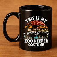 This Is My Zoo Keeper Costume Zoo Garden Animal Lover Keeper 11oz C Handle Ceramic Mug