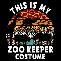 This Is My Zoo Keeper Costume Zoo Garden Animal Lover Keeper 16 in Basic Backpack