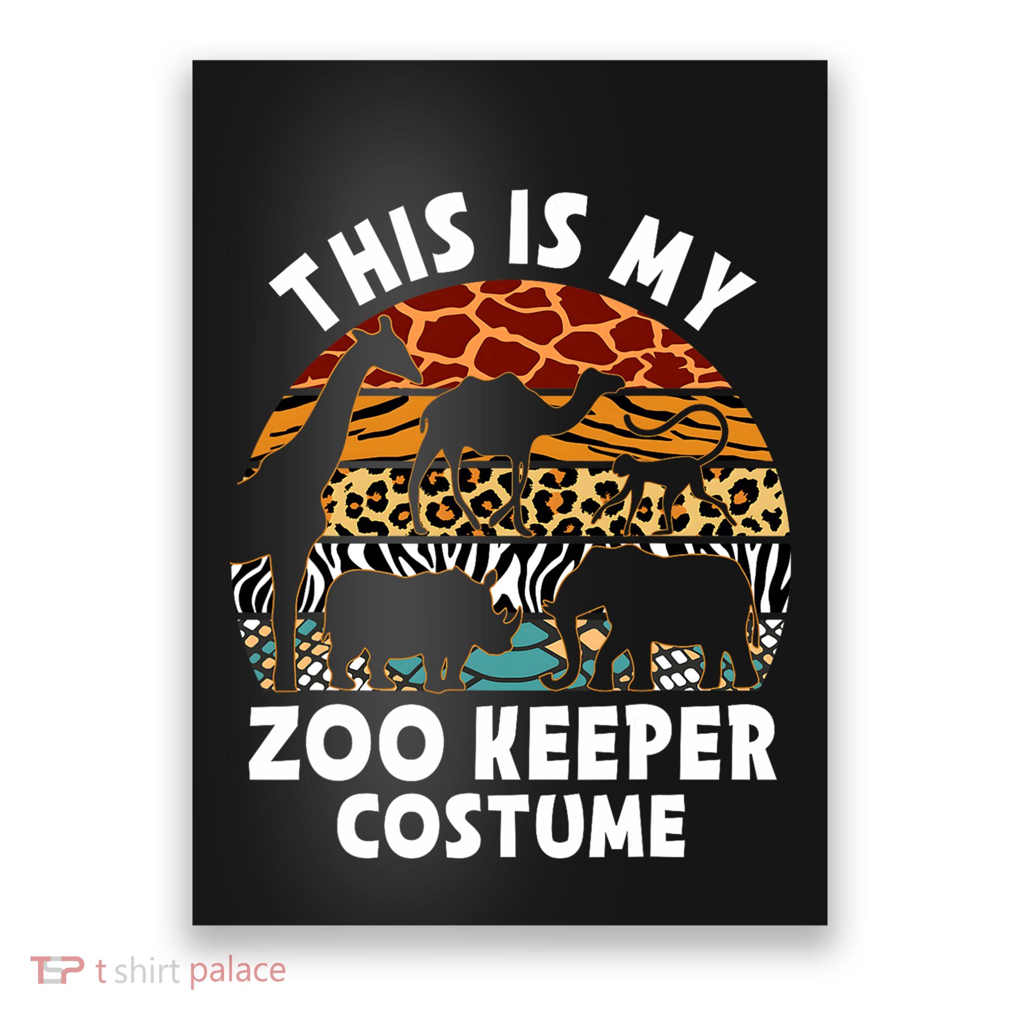 This Is My Zoo Keeper Costume Zoo Garden Animal Lover Keeper Poster