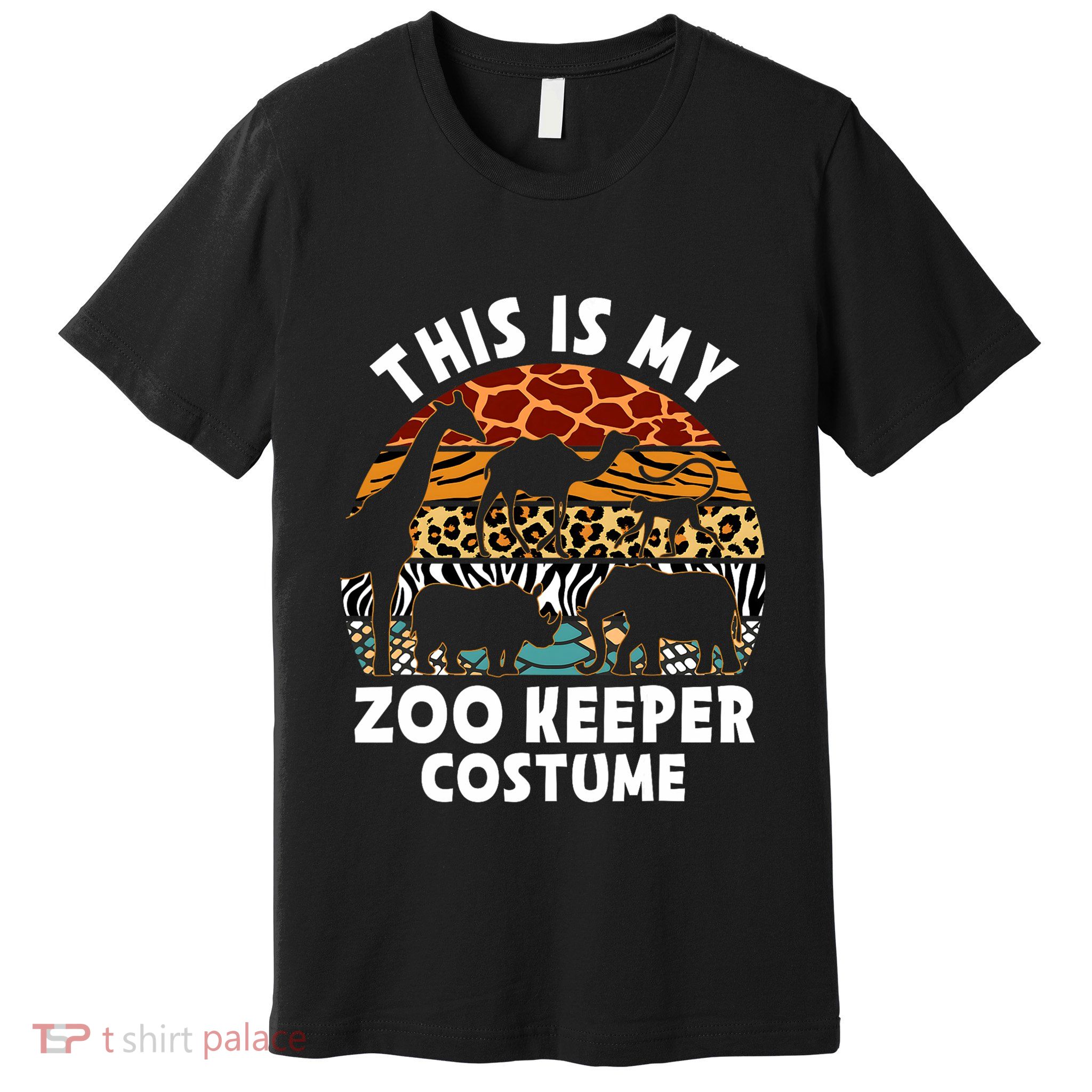 This Is My Zoo Keeper Costume Zoo Garden Animal Lover Keeper Premium T-Shirt